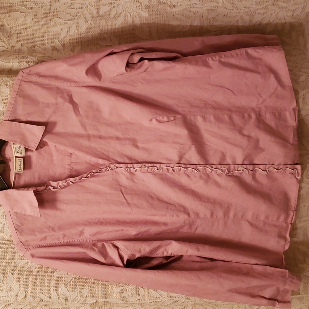 L L Bean Blouse, XL reg, Button down